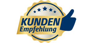 Kundenempfehlung - 4.9 von 5 Sternen