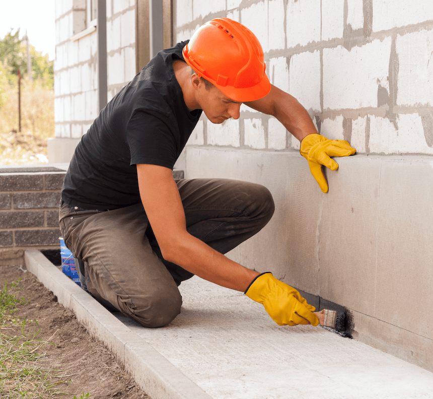 Bauarbeiter bei der Arbeit