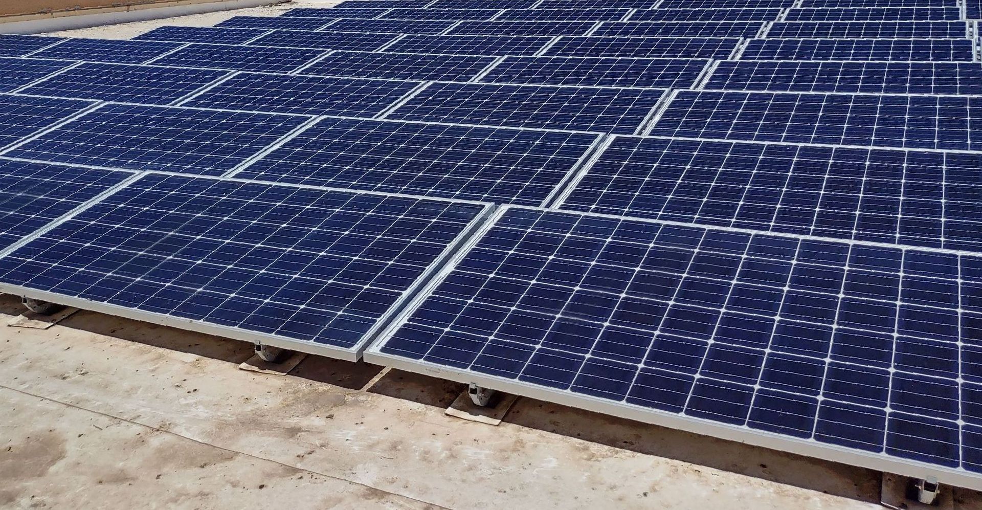 Clean solar panels after cleaning