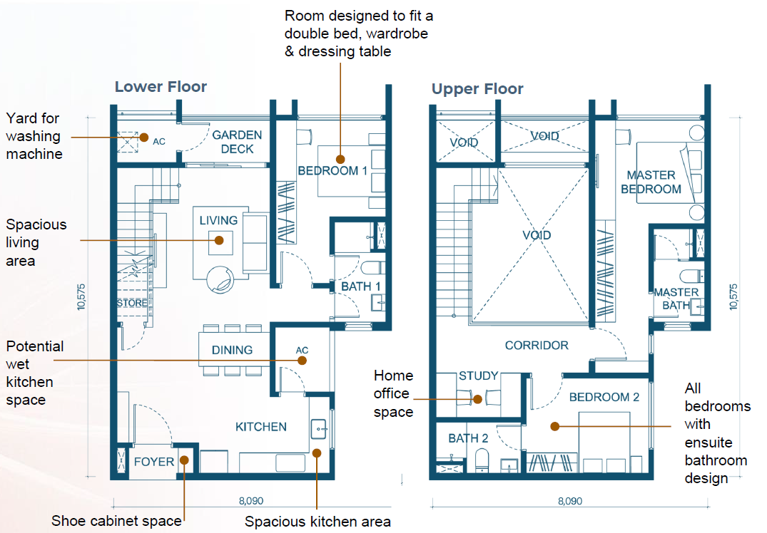 Type D1 Floor Plan