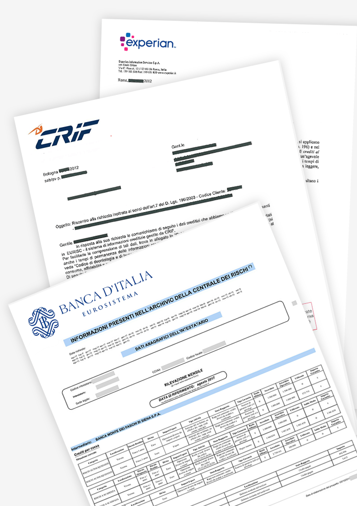 Credit Score - Centrale Rischi