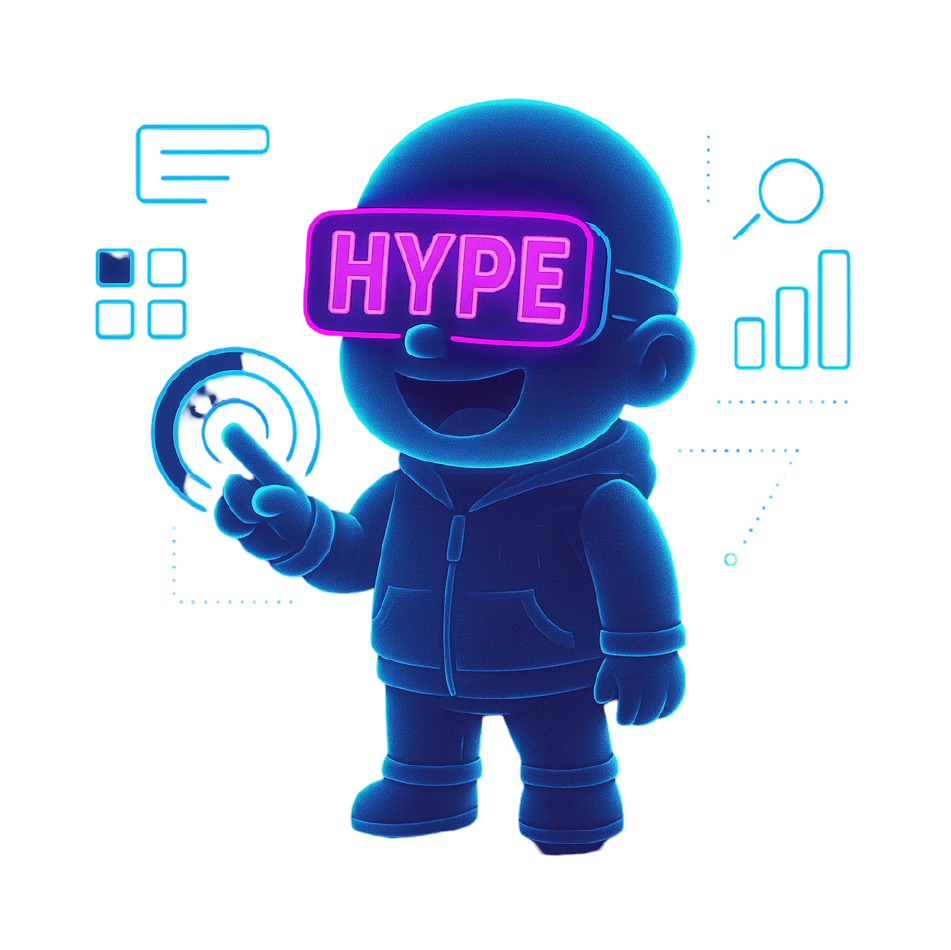 Holohype Character with Tech Elements