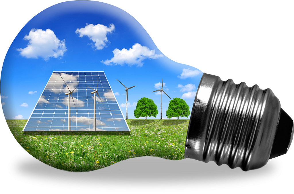 Light Bulb Green Energy