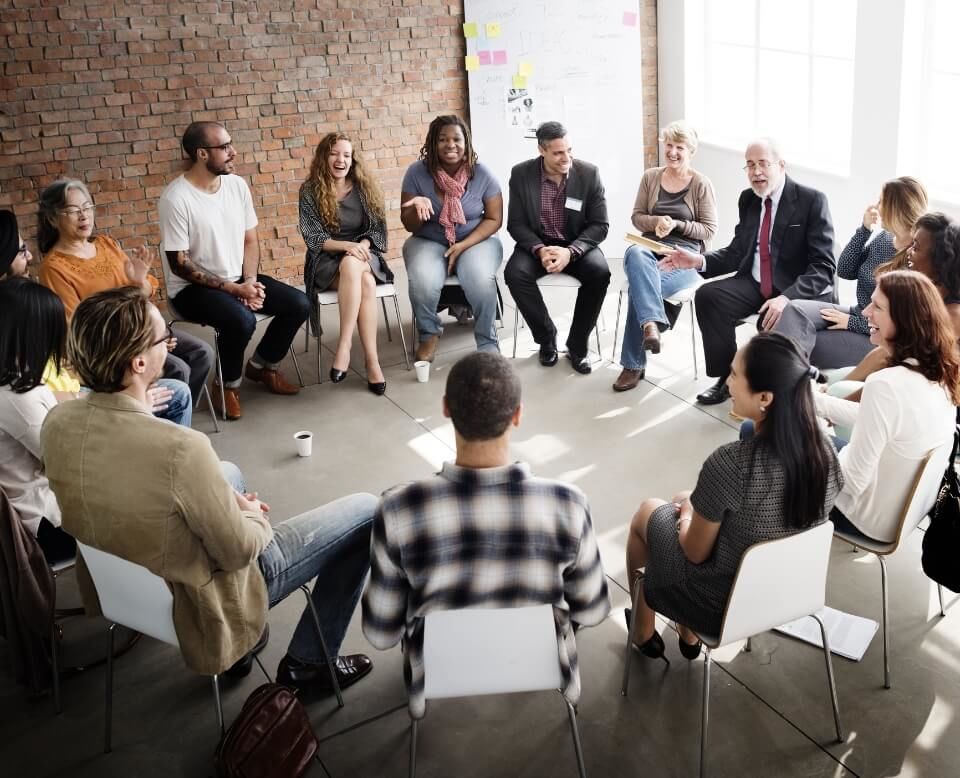 Strata meeting with professionals