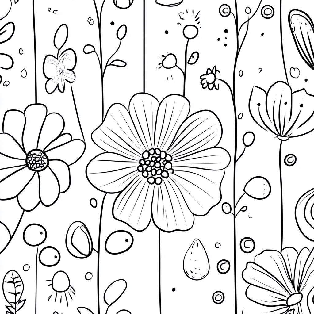 Coloring page generator example 1 - AI-created coloring page
