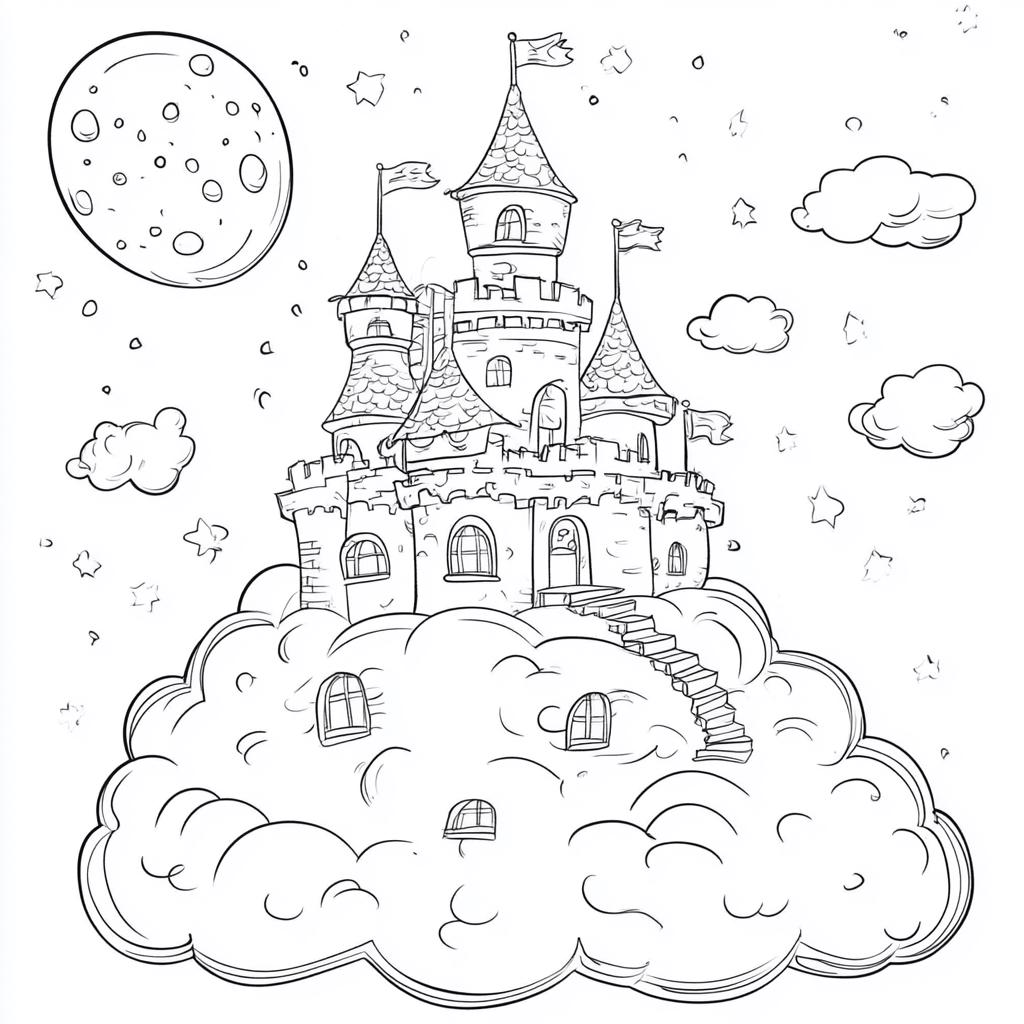 Coloring page generator example 6 - AI-created coloring page