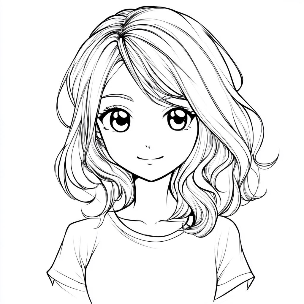 Coloring page generator example 3 - AI-created coloring page