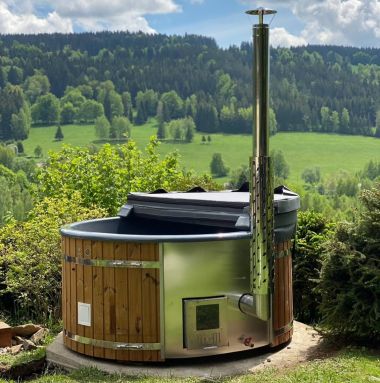WOOD-FIRED HOT TUB LUXTUB 200 EXTERNAL