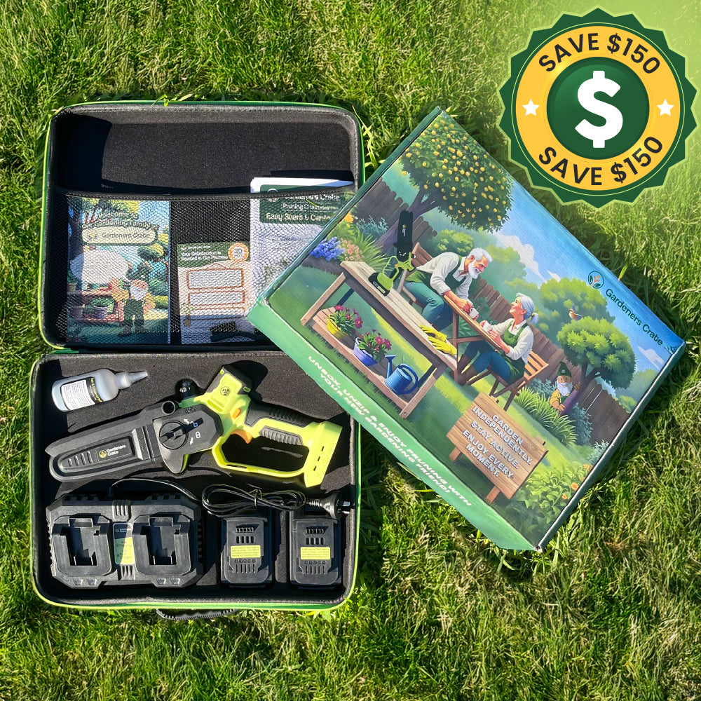 The Greenworks Branch Boss Pruning Freedom Kit