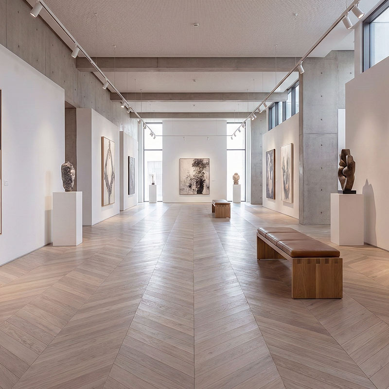 Royal Parquet Chevron Gold Oak