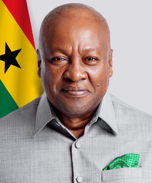 H.E John Dramani Mahama