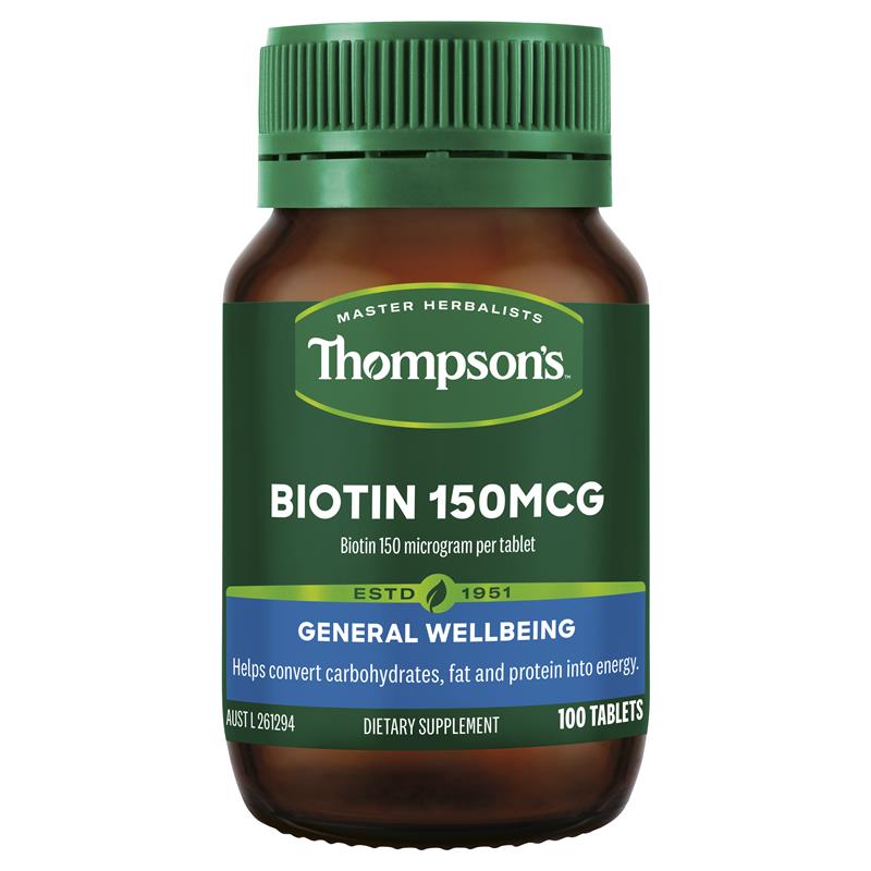 Thompson's 汤普森高浓度生物素150mcg 100粒