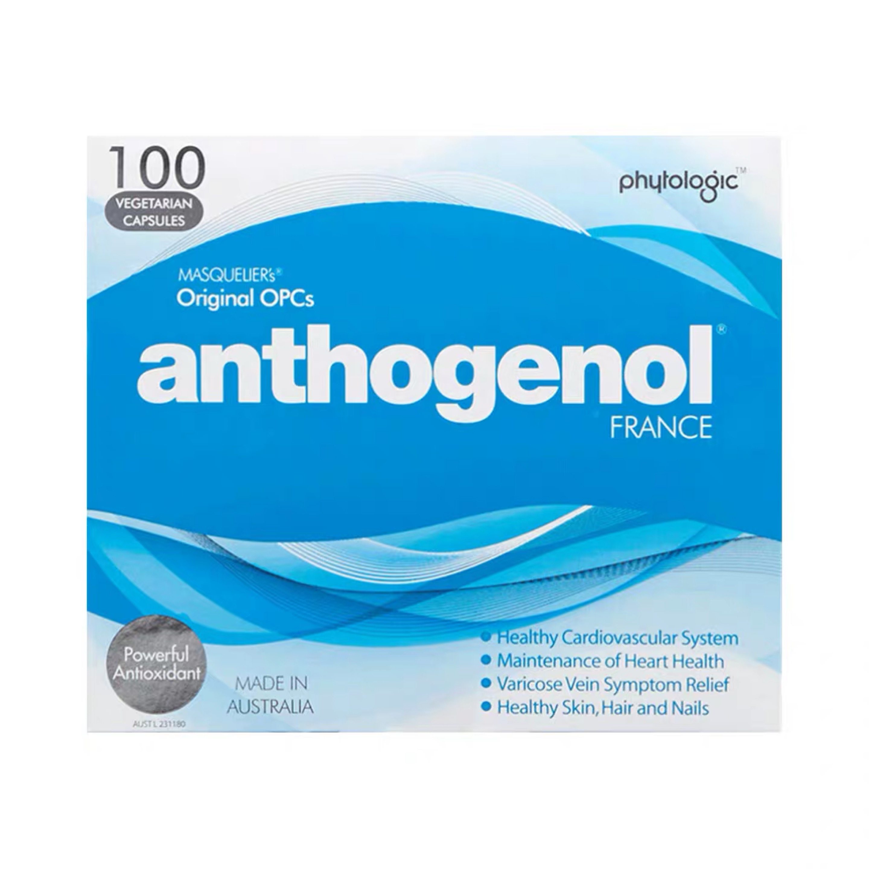 Anthogenol 月光宝盒花青素精华胶囊 100粒