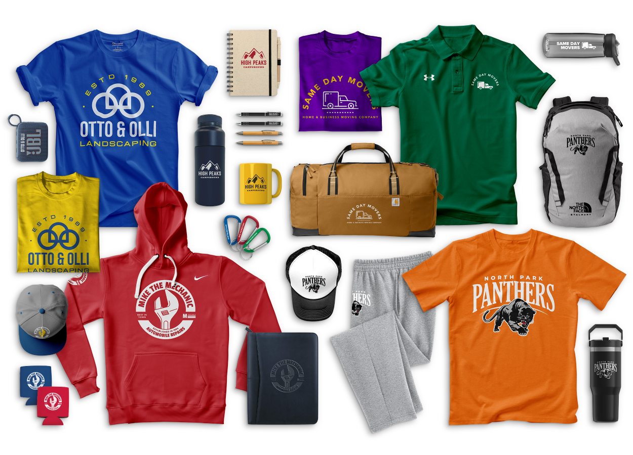Custom T-Shirts and Apparel Products