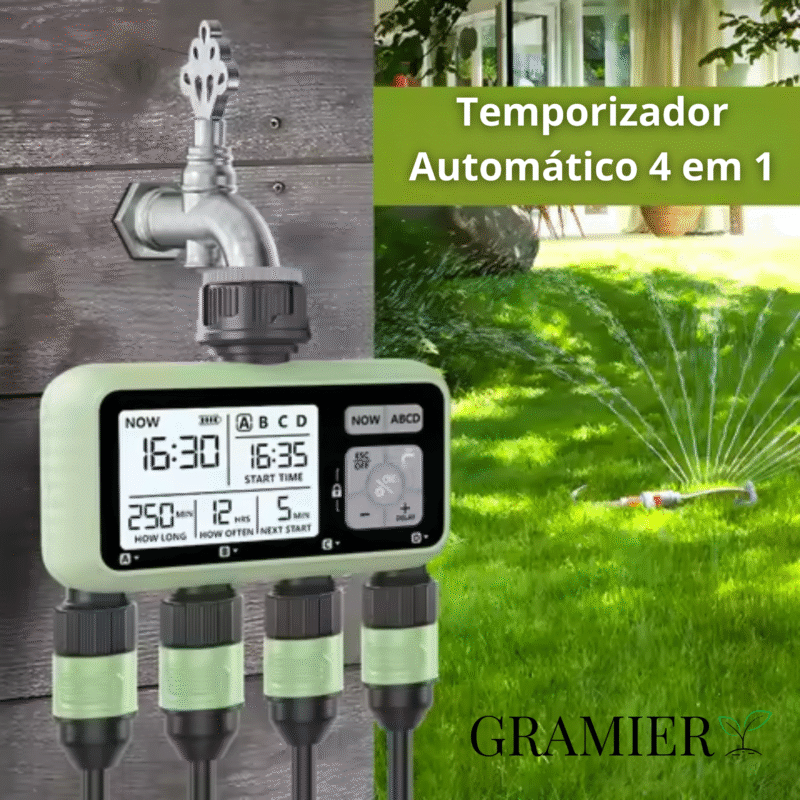 Temporizador Automático de Água - IPX5