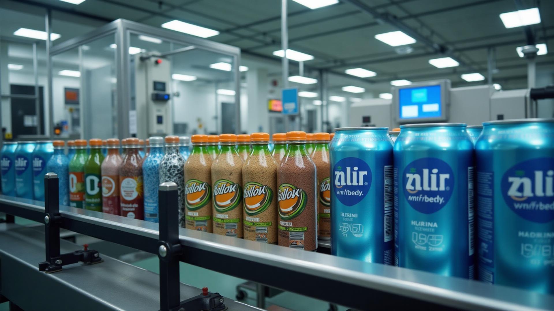 Modern beverage manufacturing facility