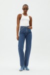 Rowe Extra High Straight Jeans