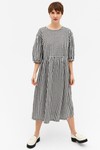 Seersucker midi dress