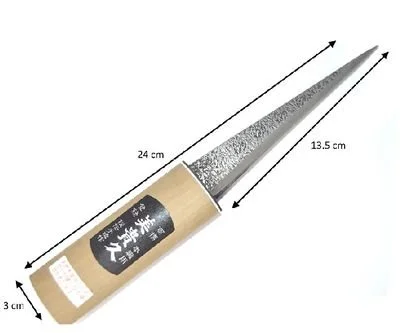 Couteau à Glace Lame Martelée 12cm