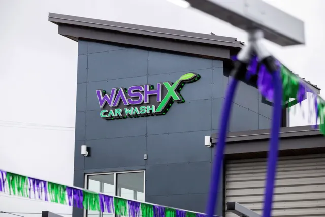 Clean car at WashX