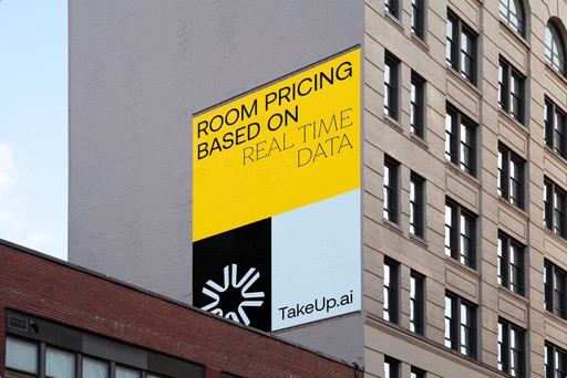 TakeUp building with billboard