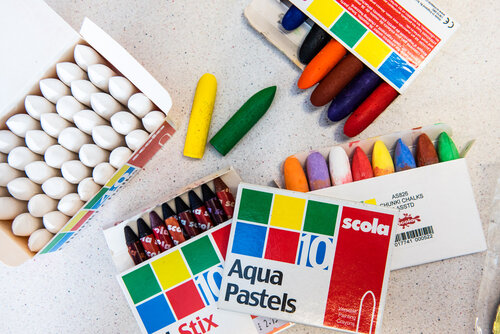 Art Supplies and Pastels
