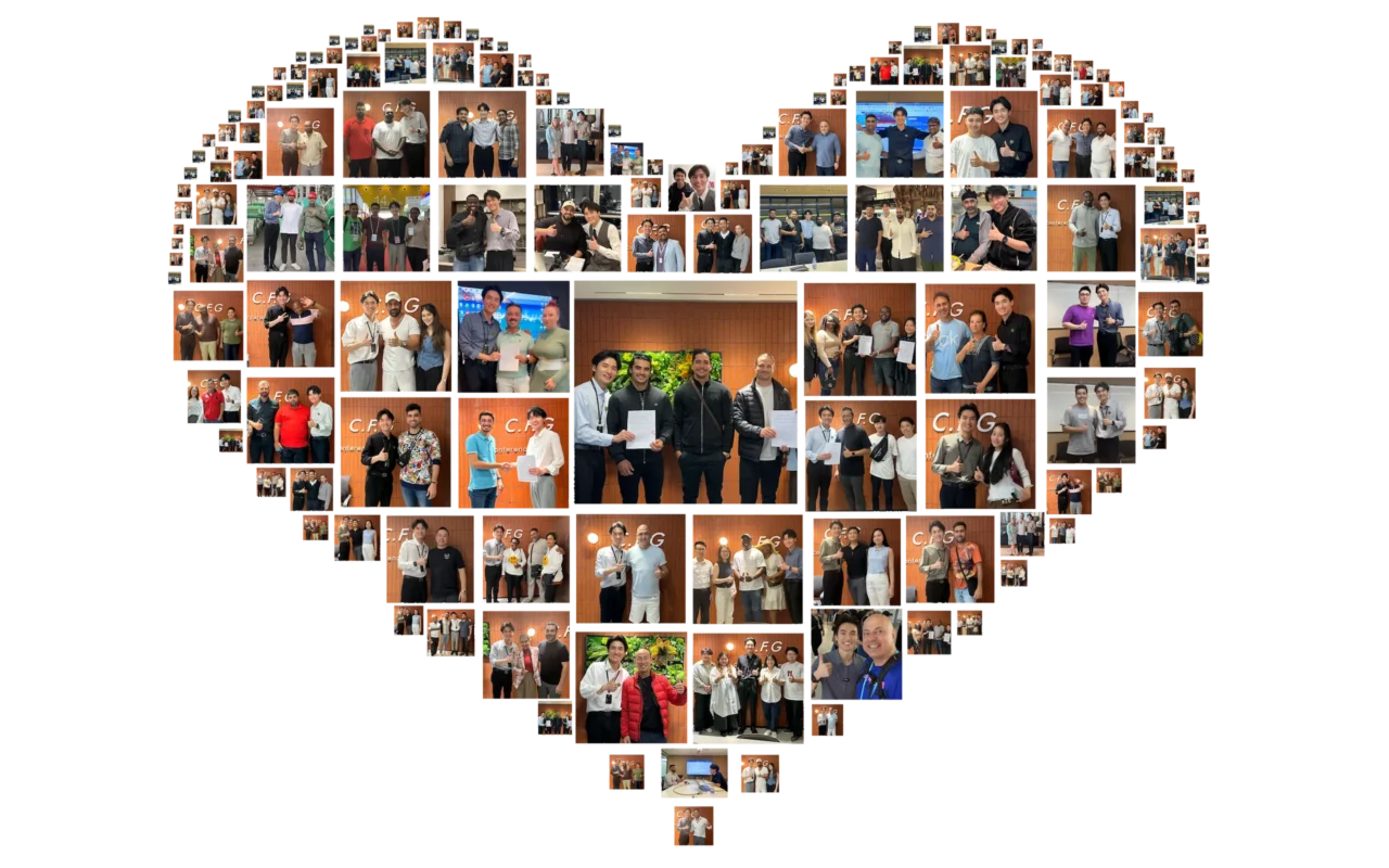 Client photos collage