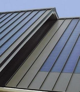 Zipped Standing Seam Roofing