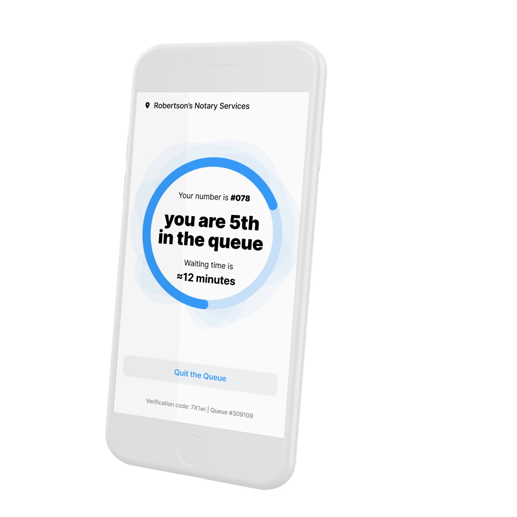 Queue App Interface