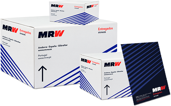 Cajas y sobres corporativos de MRW