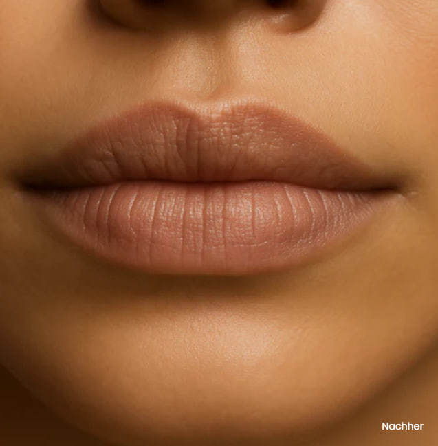 Lippen nachher - mit True Tone Lippenstift
