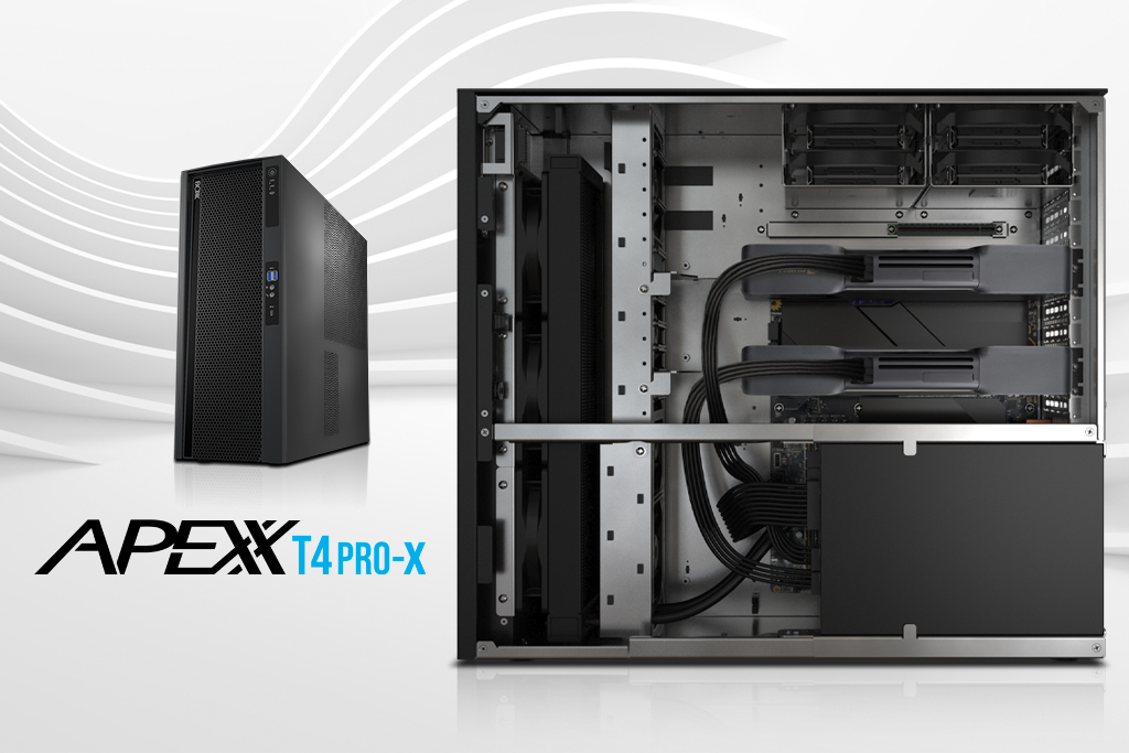 Yeni APEXX T4 PRO-X İş İstasyonu: AMD Ryzen Threadripper PRO ile NVIDIA RTX Blackwell GPU'ları