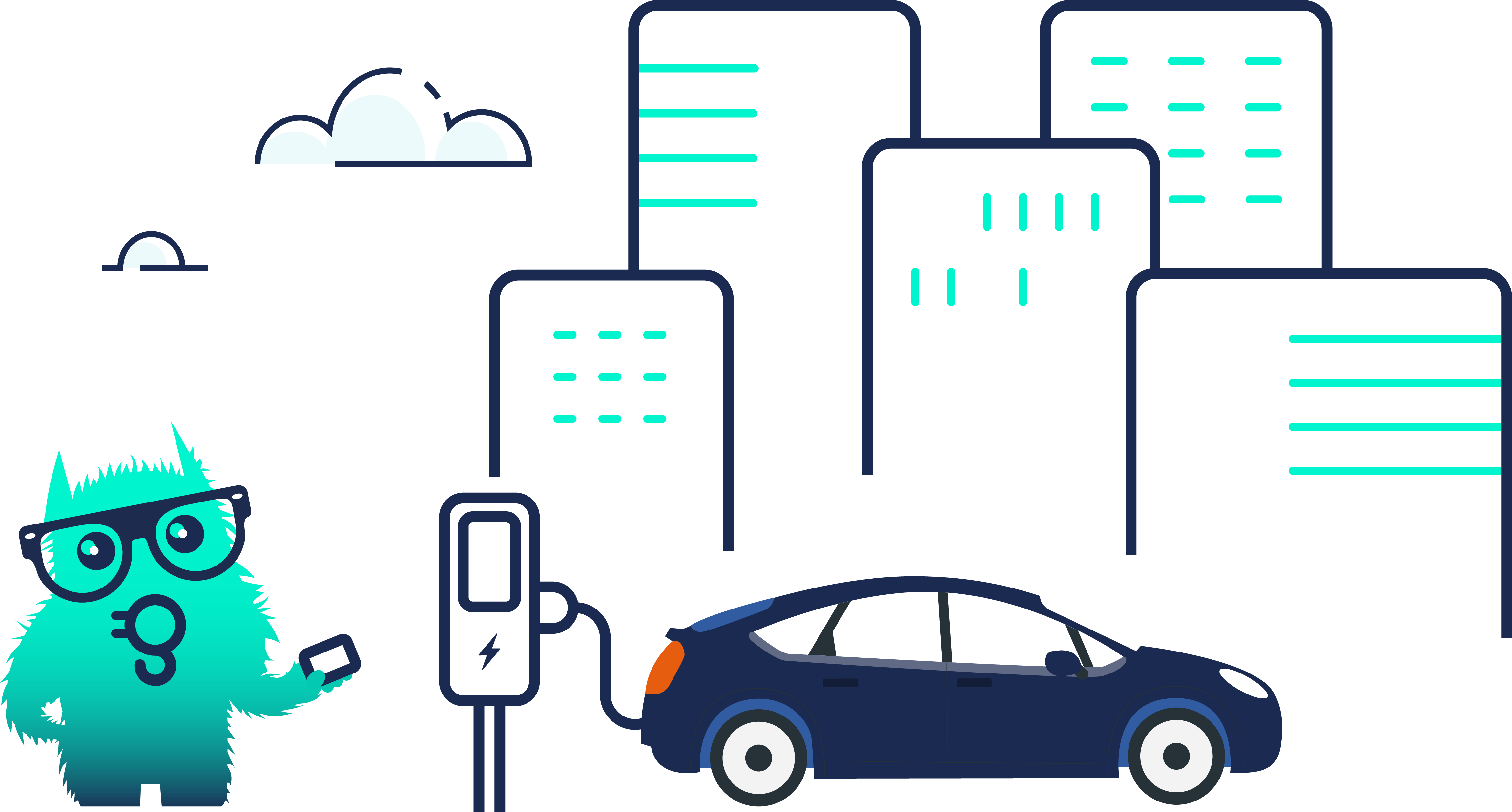 Bornes de recharge en copropriété