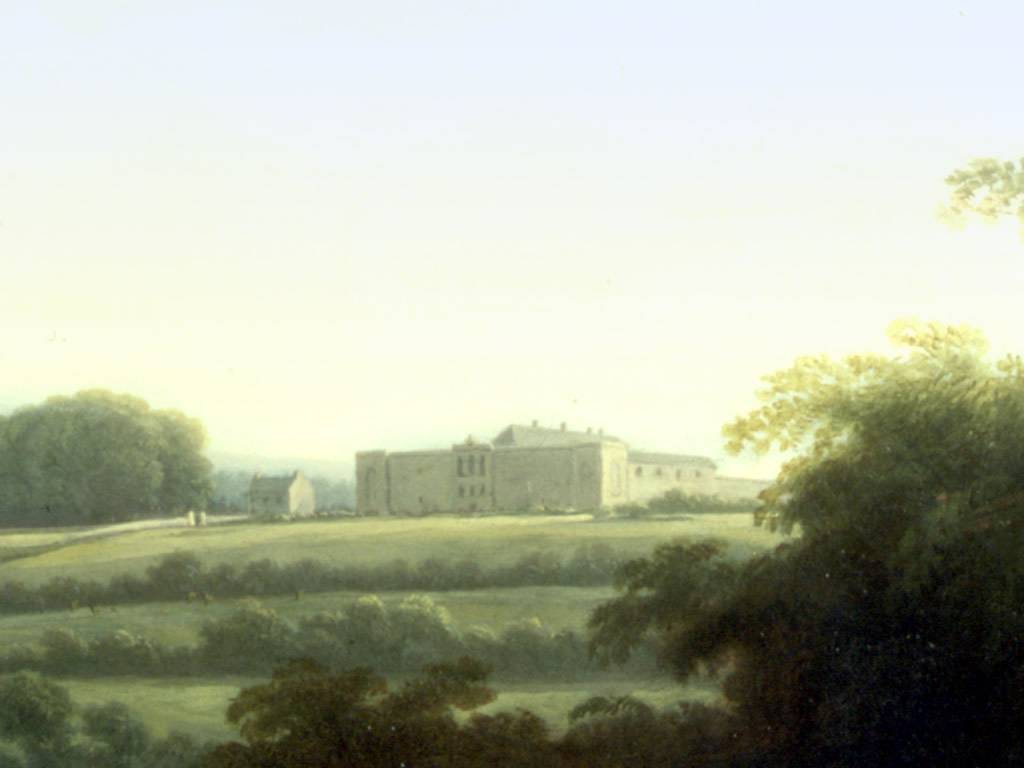 William Ashford, 'A View of Dublin from Chapelizod', 1795-1798 (detail), oil on canvas. National Gallery of Ireland.