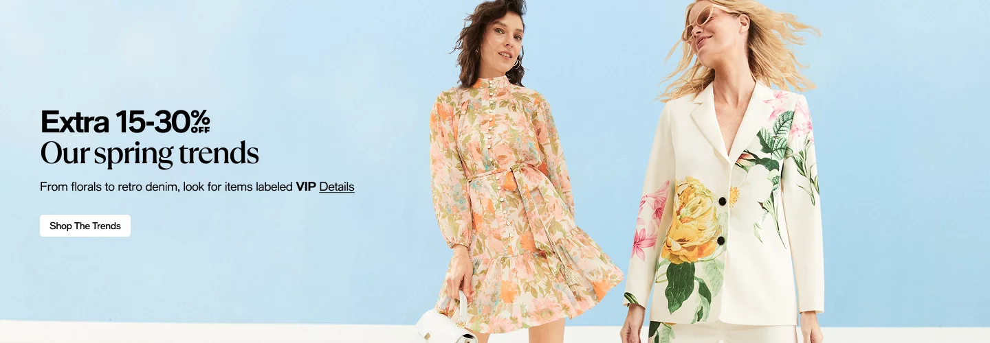 Extra 30% off spring trends