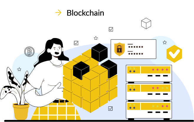 Blockchain Illustration