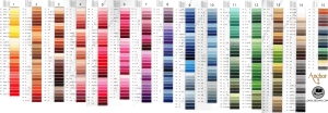 Anchor Thread shade card with new colors with logo by Lord Libidan