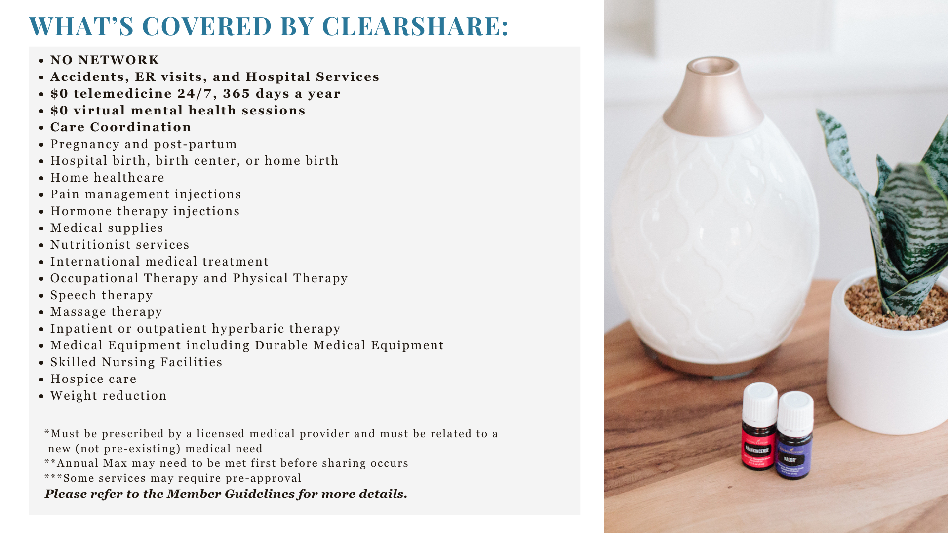 Essential oils diffuser