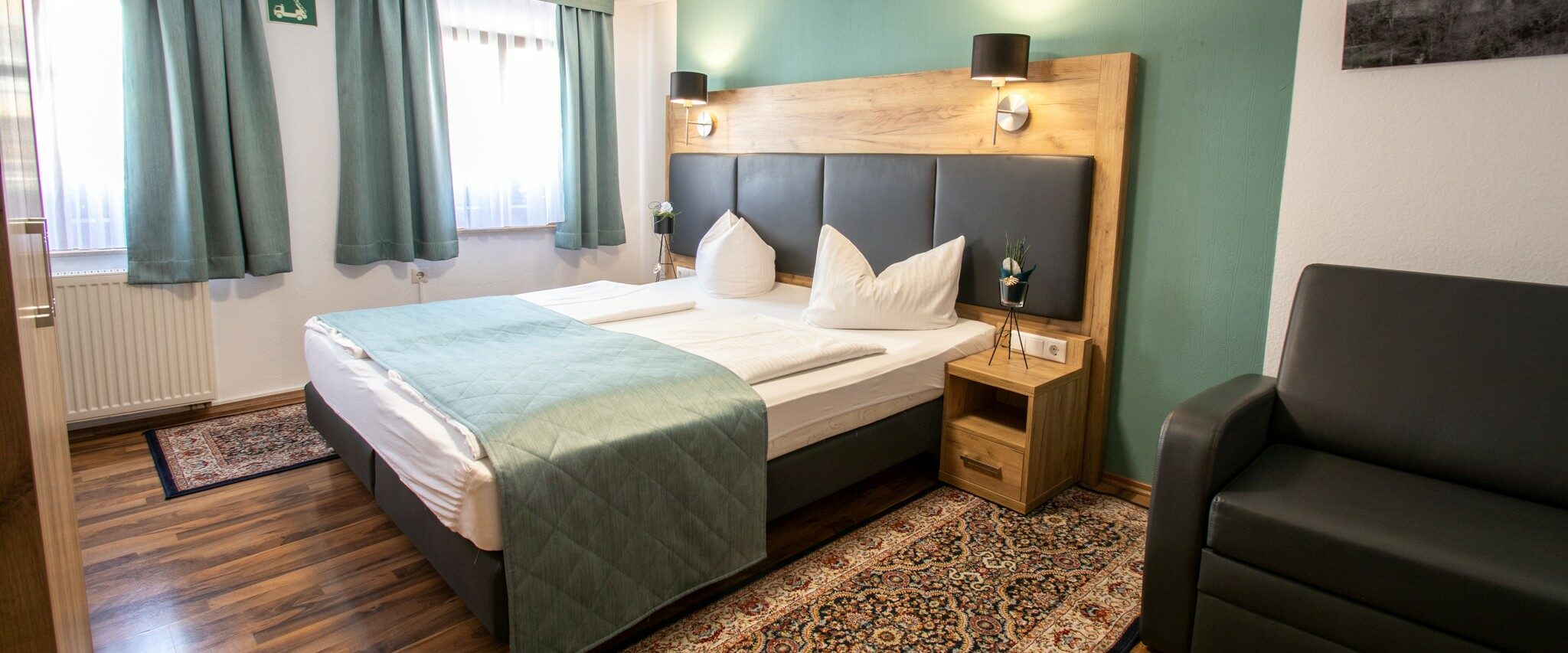 Hotel room with modern comfort