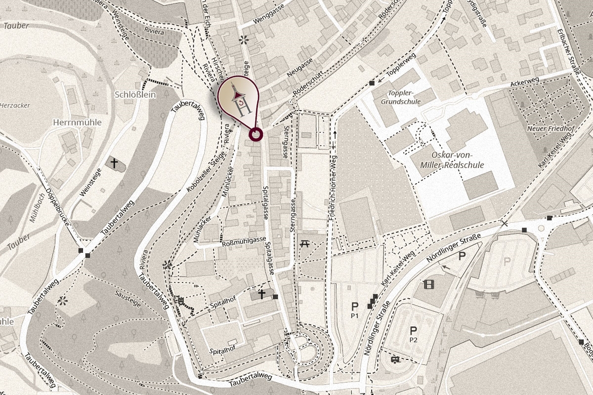 Hotel location map