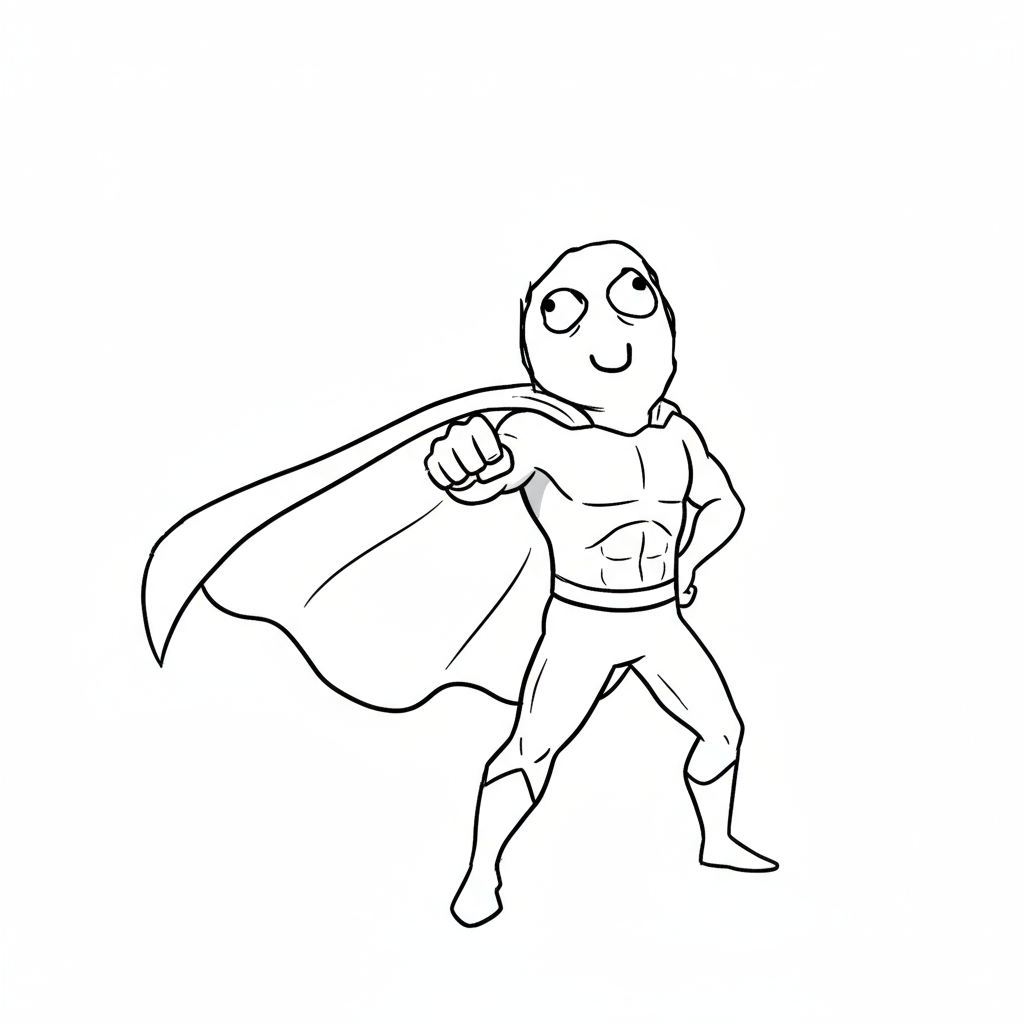 Derp superhero